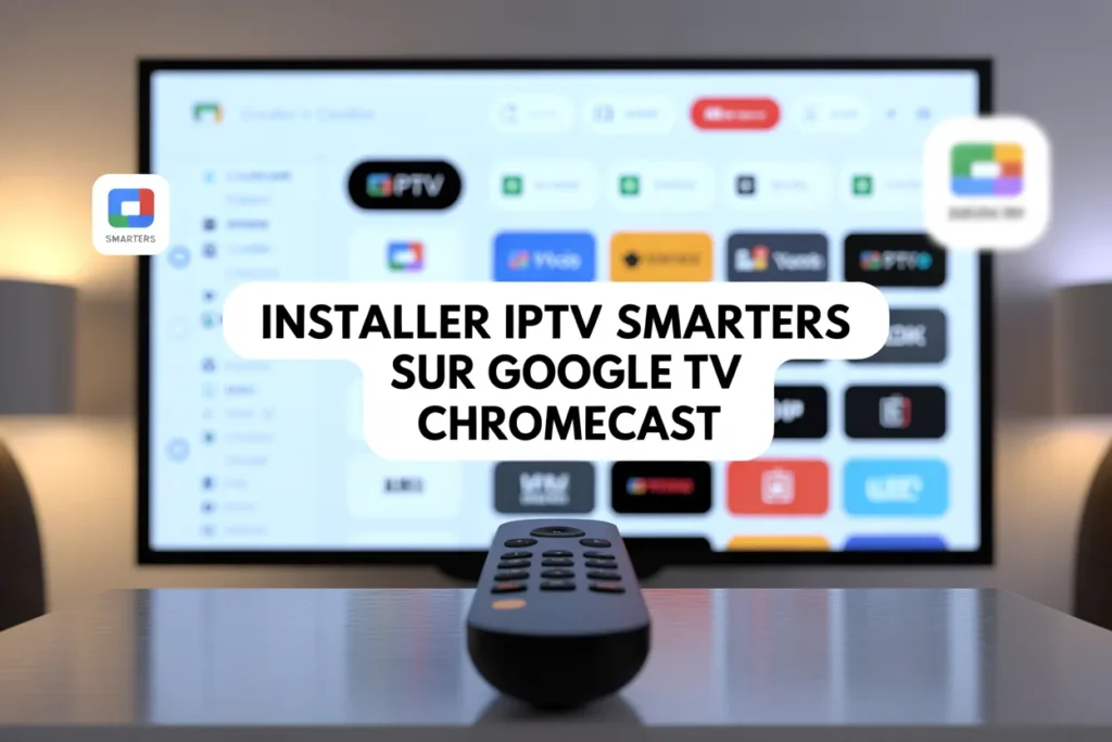 Installer IPTV Smarters sur Google Tv Chromecast 1 IPTV Smarters sur Google Tv Chromecast
