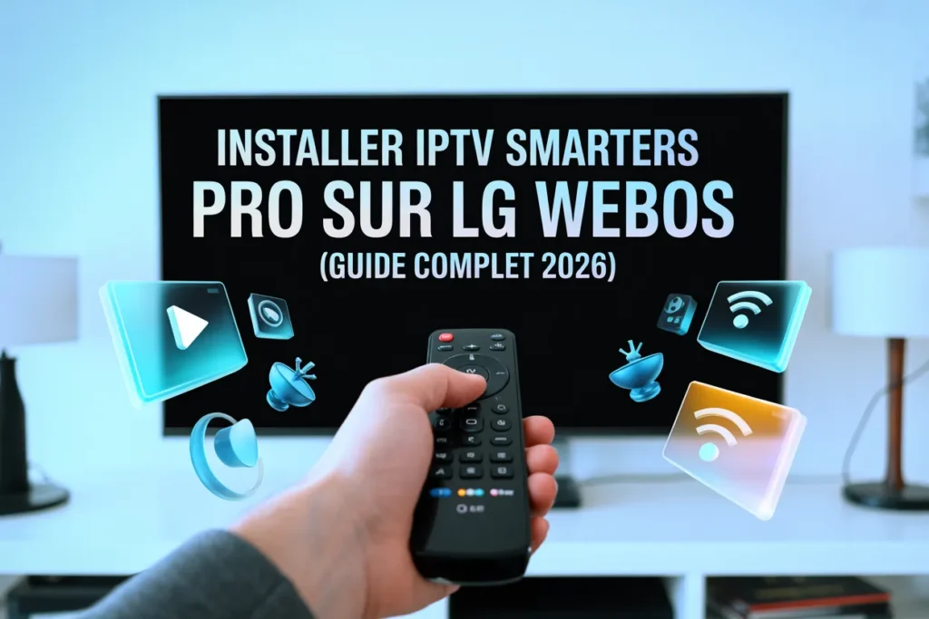 Installer IPTV Smarters Pro sur LG WebOS (Guide Complet 2026) 8 iptv smarters pro sur Lg