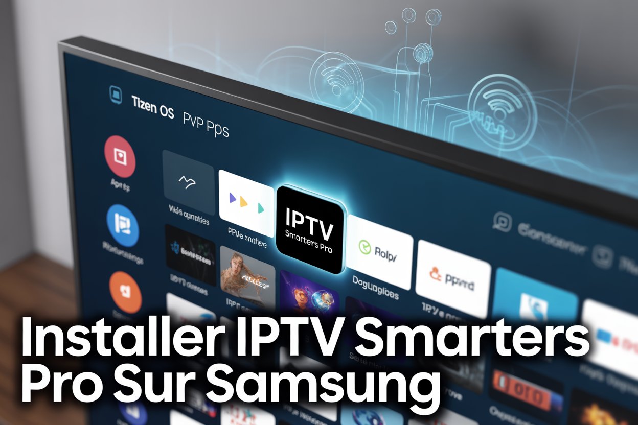 IPTV smarters pro sur Samsung