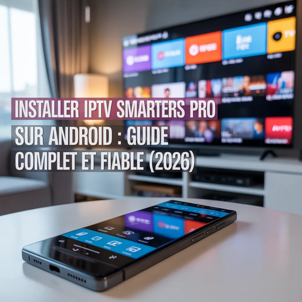 installer iptv smarters pro sur android